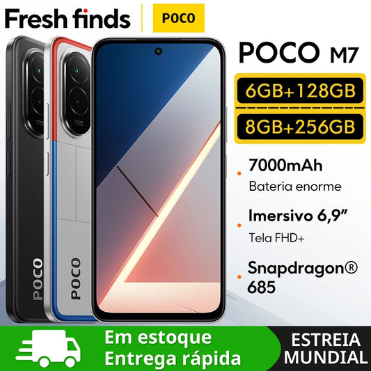 POCO M7 Global Version – Snapdragon 685, 6.9" FHD+ Display, 7000mAh, 33W Fast Charge, NFC