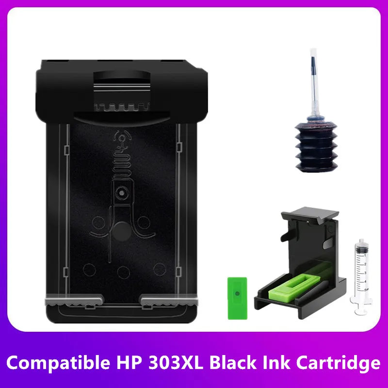 Ink Cartridge 303XL Compatible for HP303 for HP 303 for HP Envy 6220 6222 6230 6234 6252 6255 7120 7130 7132 7155 Printers