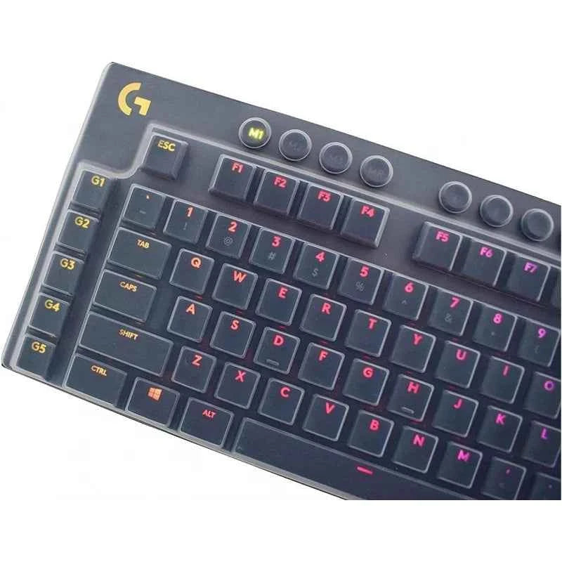 For Logitech G915 G913 TKL 87 keys / G913 G813 109 keys Mechanical Gaming Silicone Desktop keyboard Cover Skin Protector Film