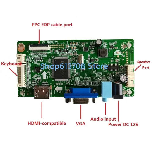 for NT140WHM-N41/N31/N44/N43 EDP LED LCD DRIVER 14" SCREEN display 1366×768 HDMI-compatible monitor Controller board KIT VGA