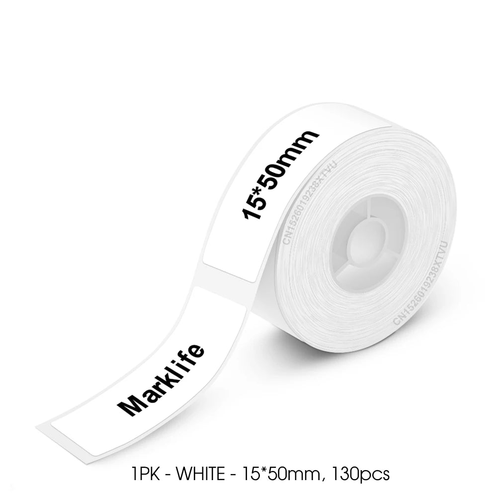 Mini Label Printer Marklife P12 Self-adhesive Sticker Printer P12 Portable Thermal Labeling Machine With Cutter or 1PK Label Tap