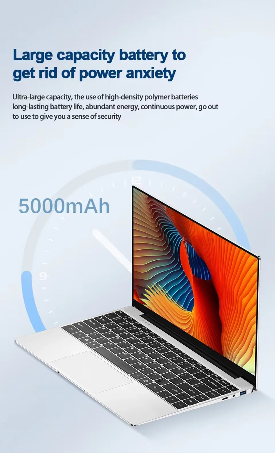 Laptop – Intel Core i5-7300U, 12GB RAM, 1TB SSD, 1080p Display, Windows 11, Office & Study PC
