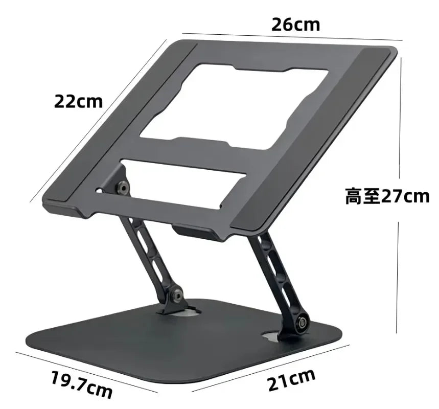 360° Rotation Portable Desktop Bracket Foldable Aluminum Laptop Tablet Holder For iPad Macbook RedmiBook Galaxy Tab Book Laptop