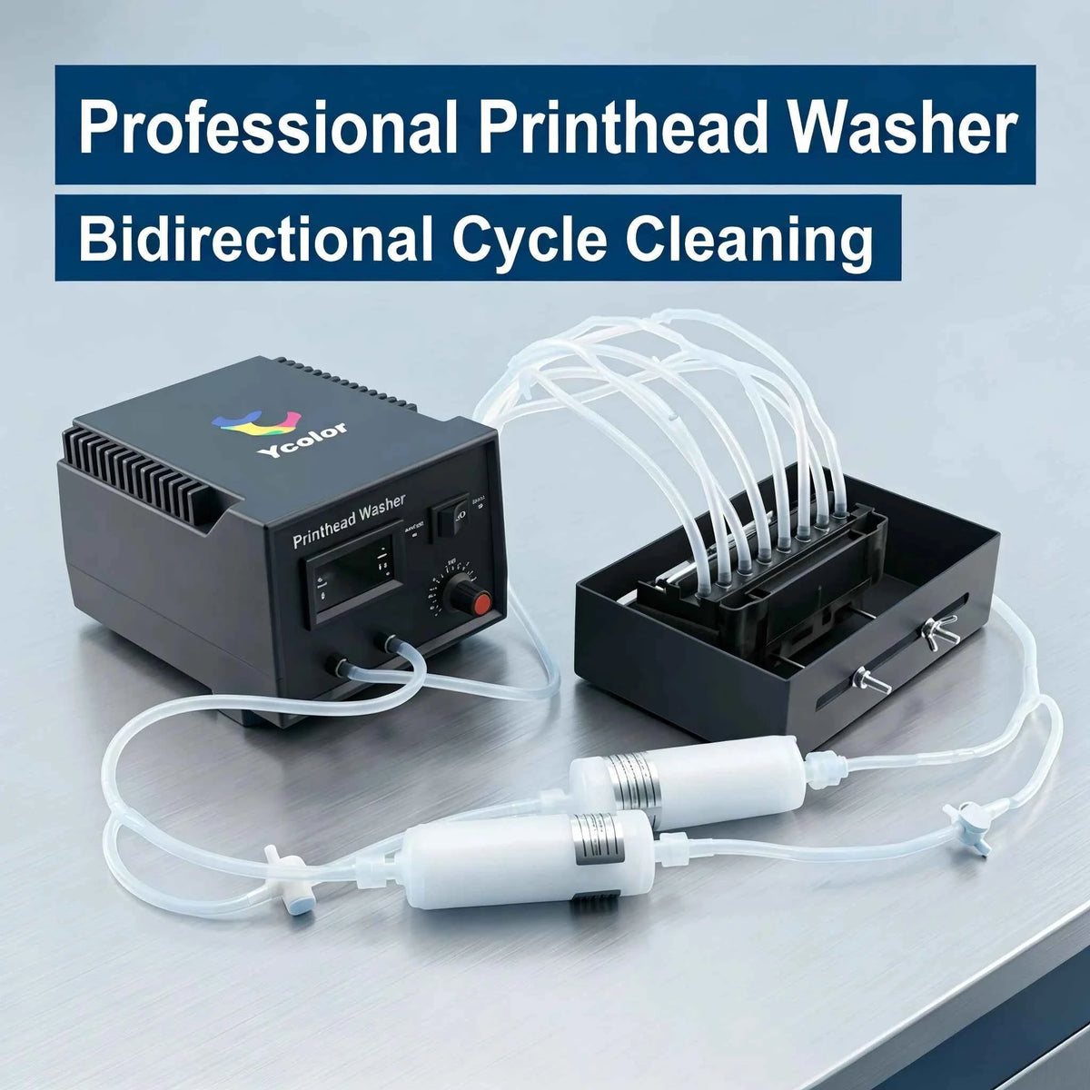 DTF Printhead Clogged Cleaning Machine Cleaner Kit Washer For Epson DX5 XP600 I3200 I1600 L1800 L805 1390 UV Printer Head Unclog