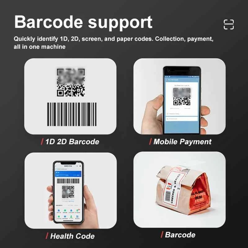 2D Barcode Scanner Image Platform Durable Desktop Scanner 1D 2D QR Code Reader USB Omnidirectional High-speed Precision Scanner