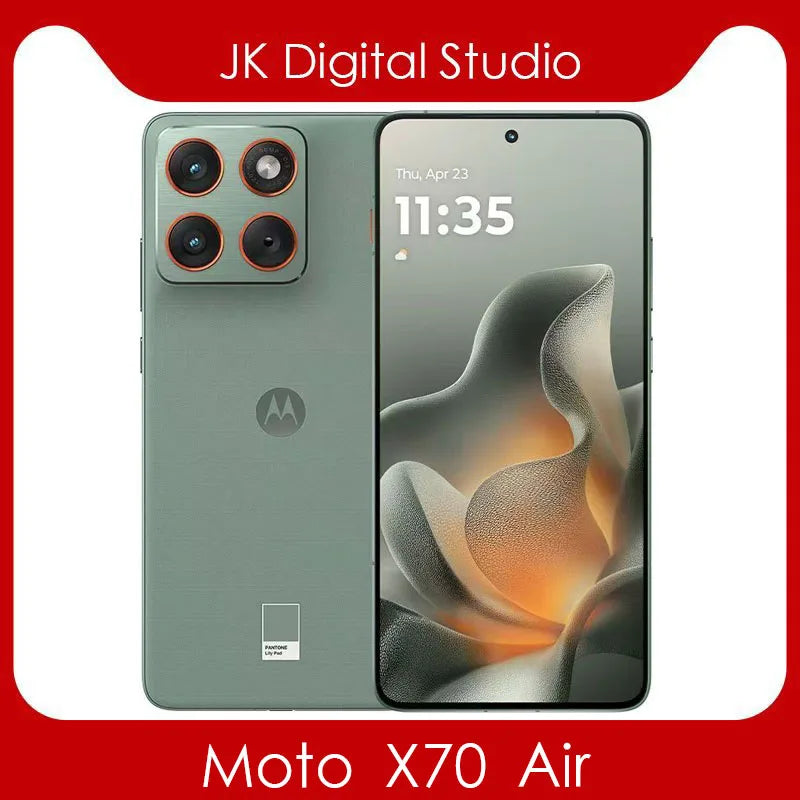Motorola Moto X70 Air – 6.7" 2712x1220 LED, Snapdragon 7 Gen4, 50MP, Android 16, 4800mAh, 68W Fast Charge