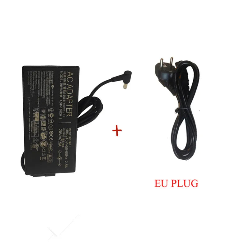 150W 20V 7.5A 6.0x3.7mm Laptop Charger Power Adapter For Asus TUF Gaming FX705DT FX505D FX505DU FX505DT FX95D FX95G A18-150P1A