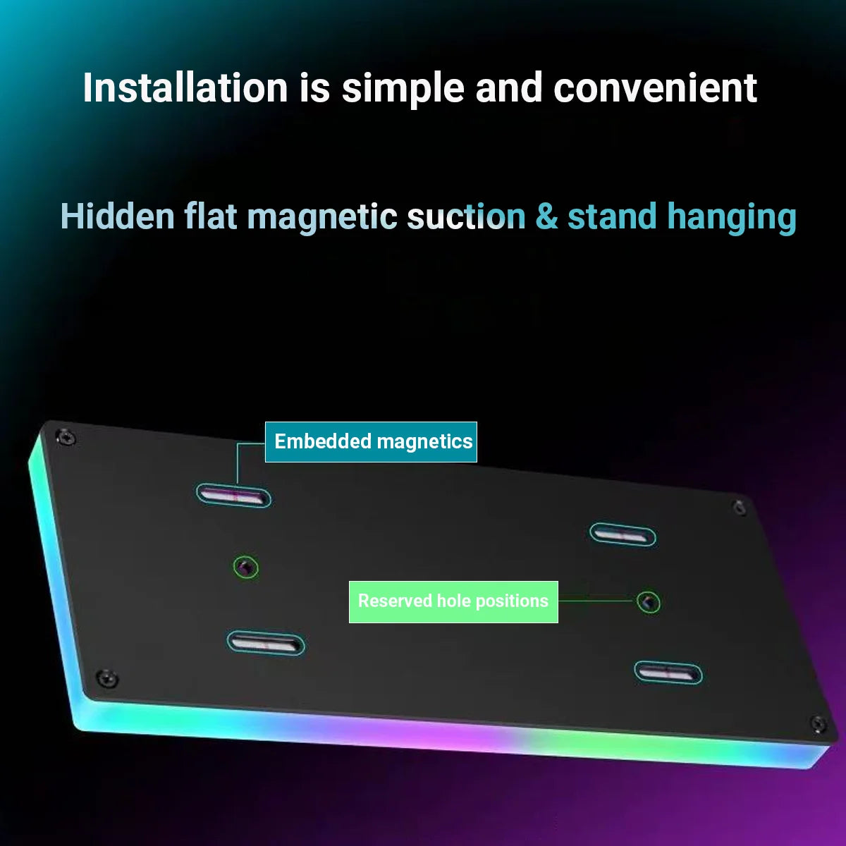 6.86" HD Smart Secondary Display for PC Case – Custom Dynamic Theme Side Screen