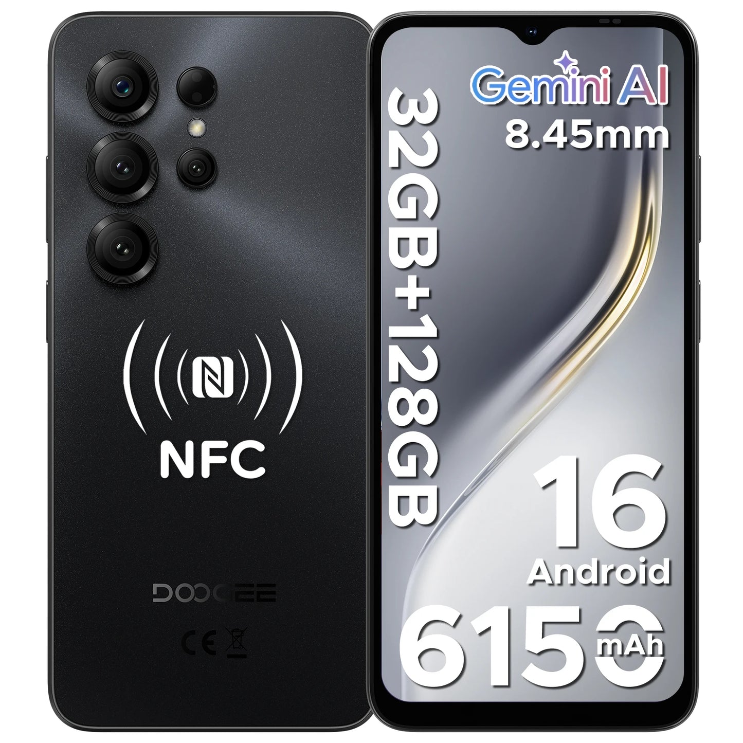 DOOGEE Note56X Pro – Android 16, Gemini AI, 6.56" Screen, 6150mAh, Widevine L1, Global Smartphone