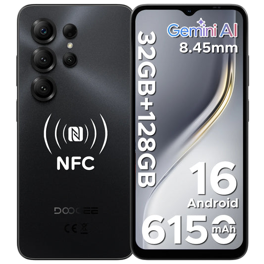 DOOGEE Note56X Pro – Android 16, Gemini AI, 6.56" Screen, 6150mAh, Widevine L1, Global Smartphone