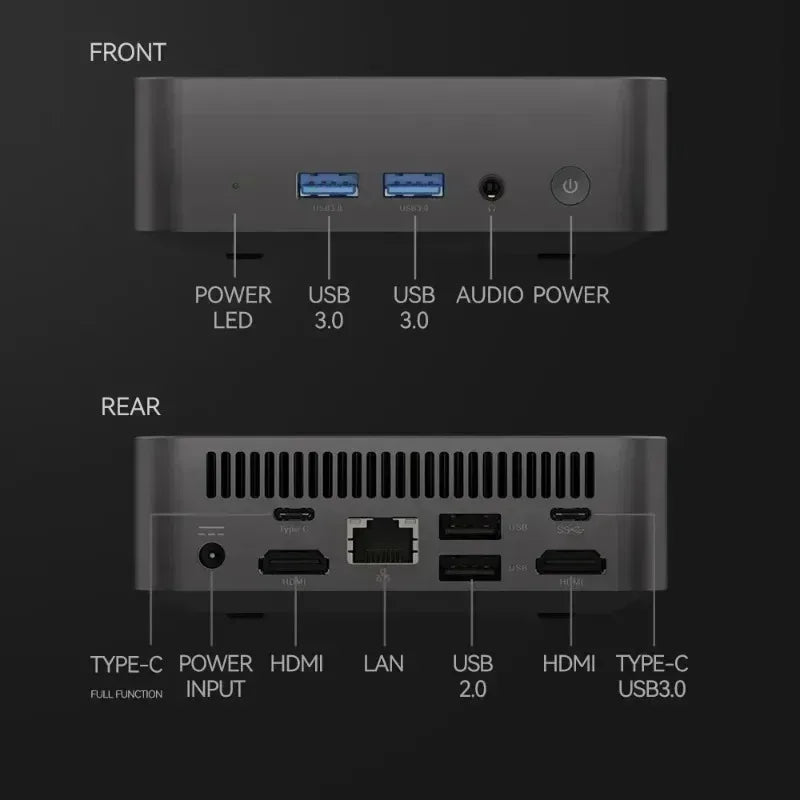2026 NEW Intel N150 Mini PC 16GB RAM, 1TB or 2TB SSD, WiFi6, Windows 11, Perfect for Desktop Office Portable Gaming