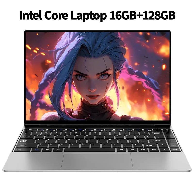 2026 Ultra-Thin 14.1" Gaming Laptop – Intel Core Processor, 32GB RAM, Up to 2TB SSD, Windows 11