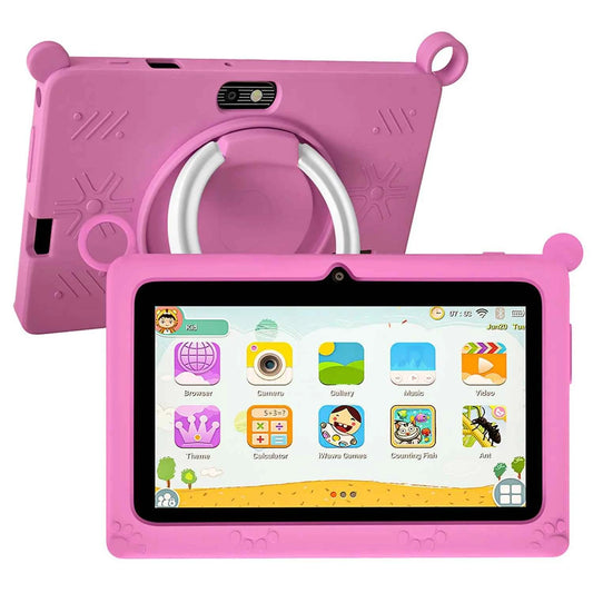 BDF Children's Tablet New 7 Inch Google Learning Education Games Tablets Quad Core 4GB RAM 64GB ROM WiFi Bluetooth Dual Cameras