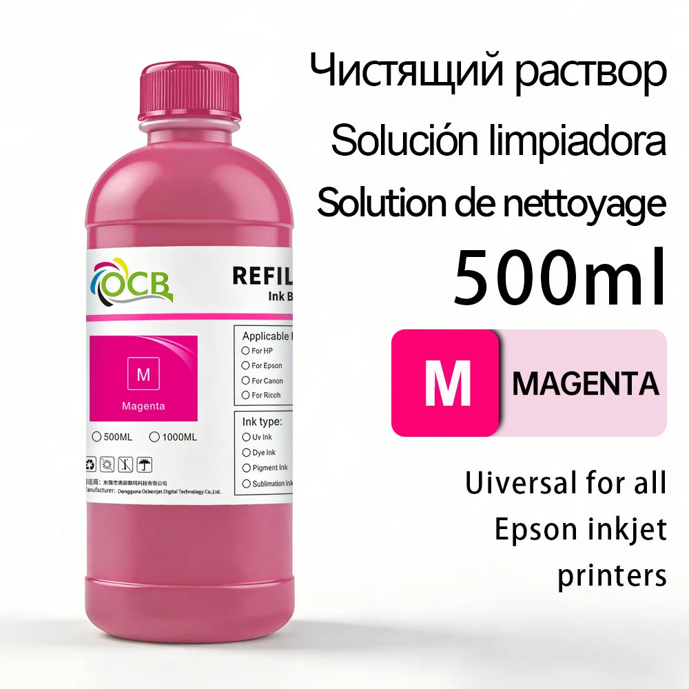 500ML Sublimation Ink DX5 TX800 I3200 I1600 L1800 1390 R1900 L800 XP600 L805 ET-15000 ET-8550 ET-8500 Heat Press Transfer Ink