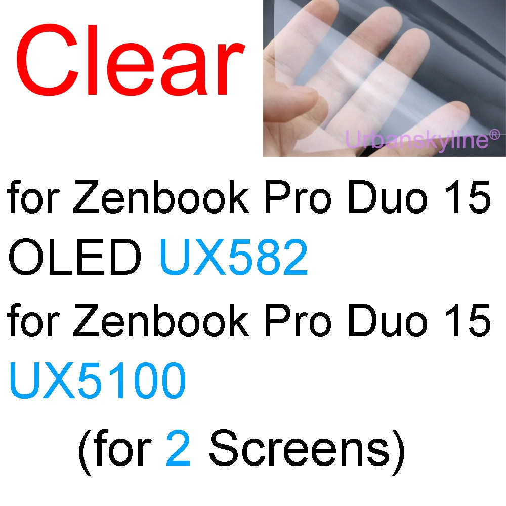 Screen Protector for ASUS Zenbook 13 Pro 14 15 Flip UX3405 UX5304 UM3406 UM3504 UX6404 OLED HD Clear Matte Frosted Film