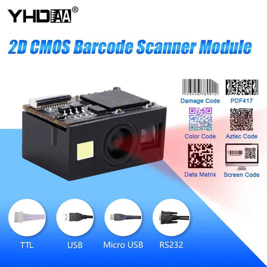 M803D Arduino 2D Mini Raspberry Pi Barcode Scanner Embedded 1D QR Bar Code Reader Module with RS232/USB/TTL/Micro USB interface