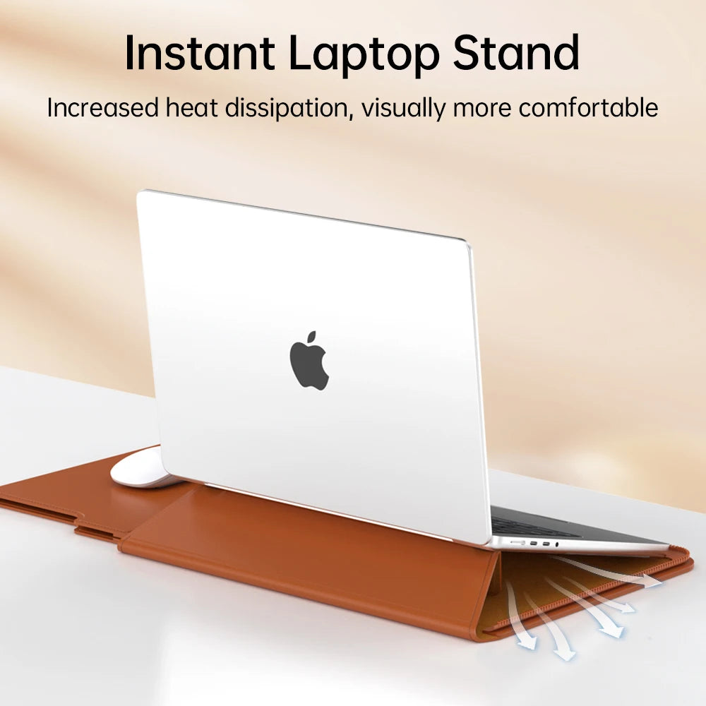 Laptop Liner Sleeve for Macbook Air 13.6 Case 13.3 15.4 Unisex Waterproof Letters Sleeve Envelope Leather Laptop Sleeve Pouch