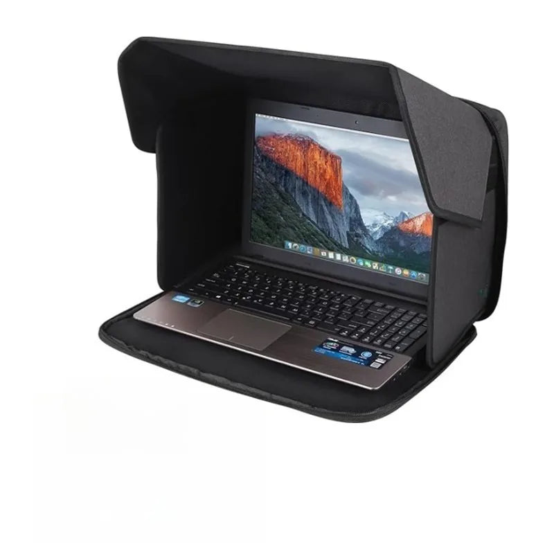 1pcs Outdoor Laptop Sun Shade Computer Privacy Cover Foldable Portable Laptop Protective Case for Outdoor Use