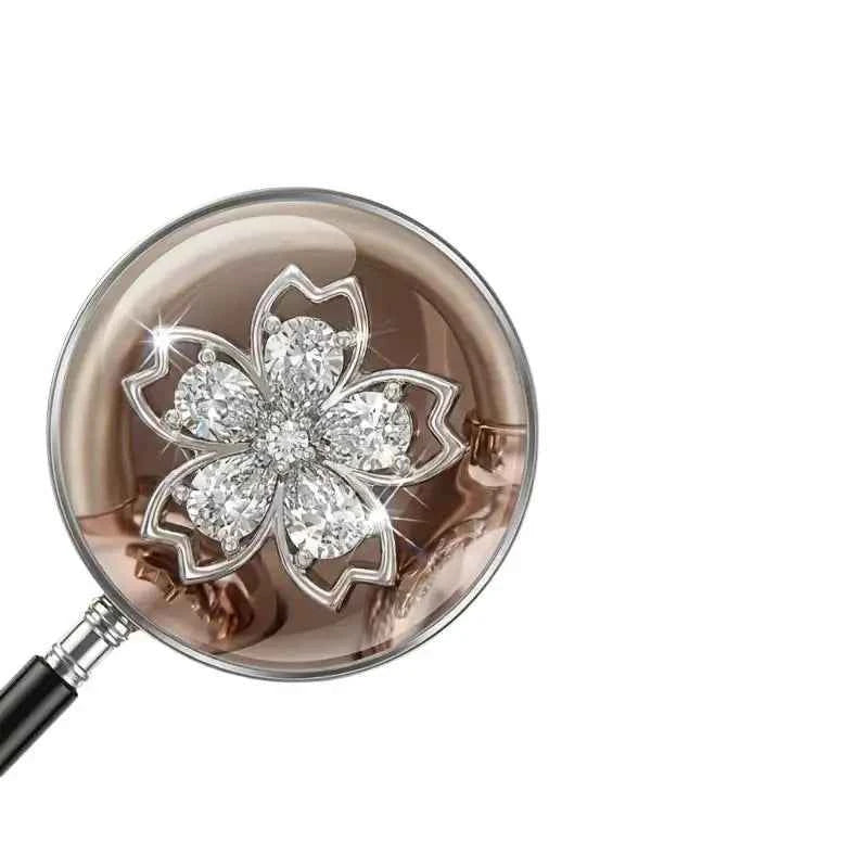 1 Pair Removable Zircon Decorative Clips for Headphones
