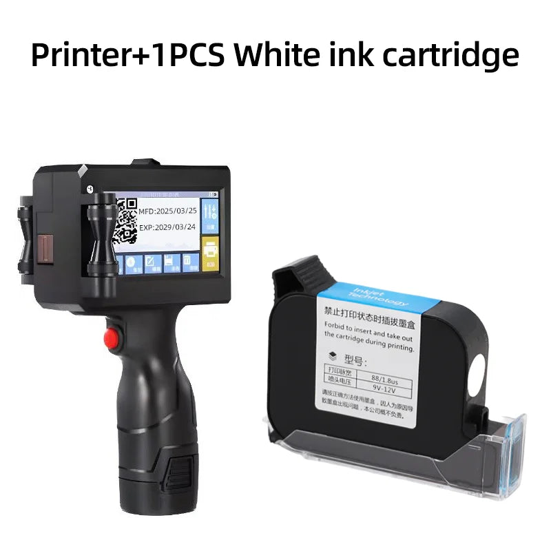2588 2588+ JS10 12.7mm Portable Printers Handheld Inkjet Printer Text QR Barcode Batch Number Logo Image Date Printing Machine