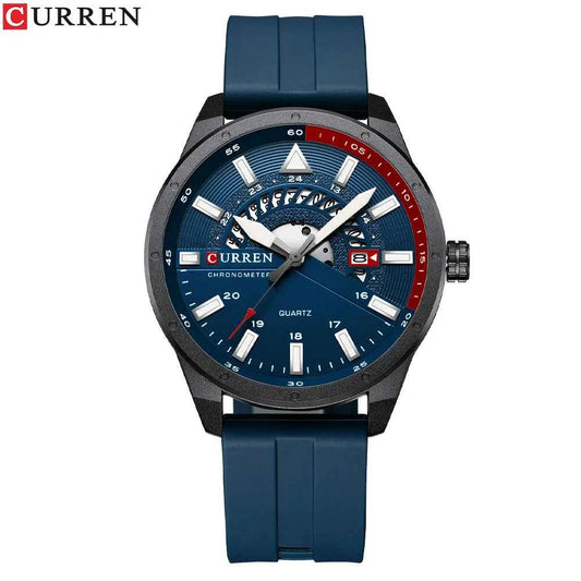 CURREN Men Watches Waterproof Luminous Top Brand Luxury Leather Casual Sports Quartz Wristwatch Military Man Watch For Men