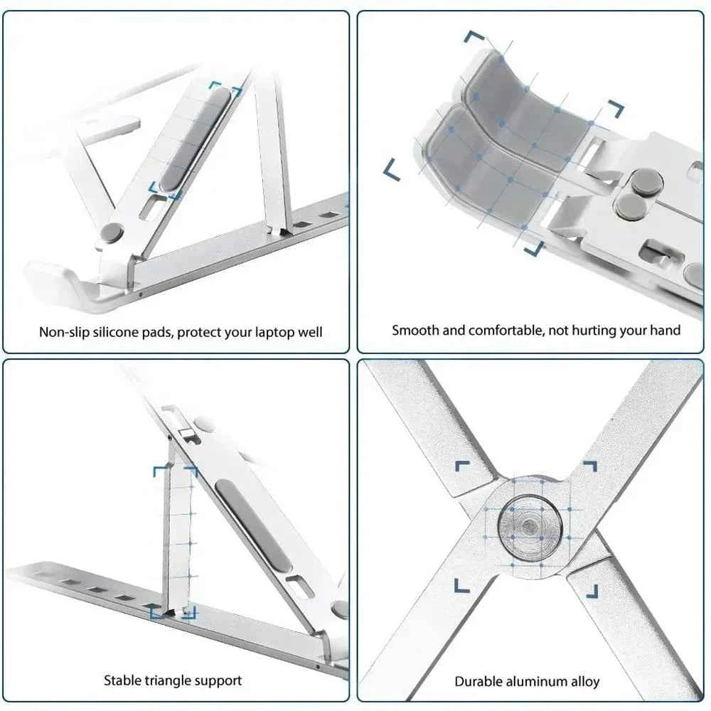 Laptop Stand Ergonomic Adjustable Stand AIDS Computer Cooling Performance Efficient Multi-angle Adjustment Tablet Available