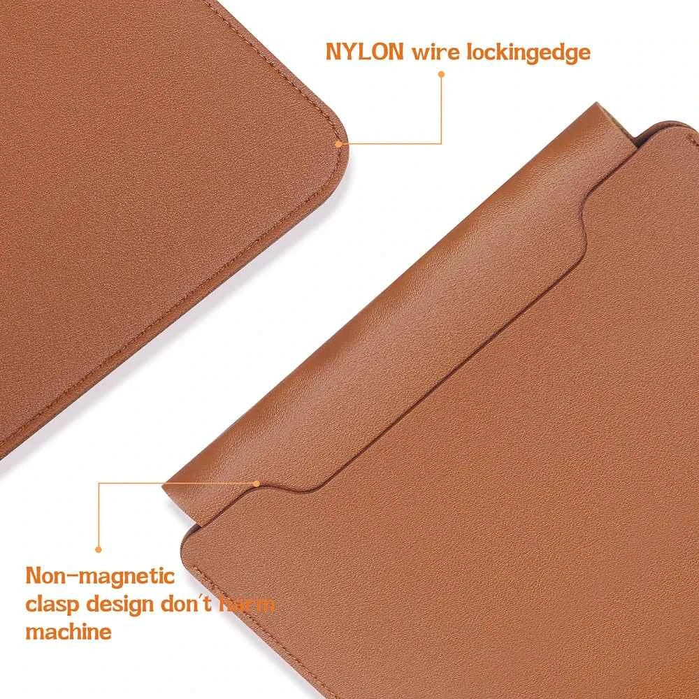 Laptop Bag, 13/13.3/14/15/15.4/15.6/16 Inch, Notebook Computer Mouse Pad, Pu Leather Bladder Bag, Computer Bag Accessories