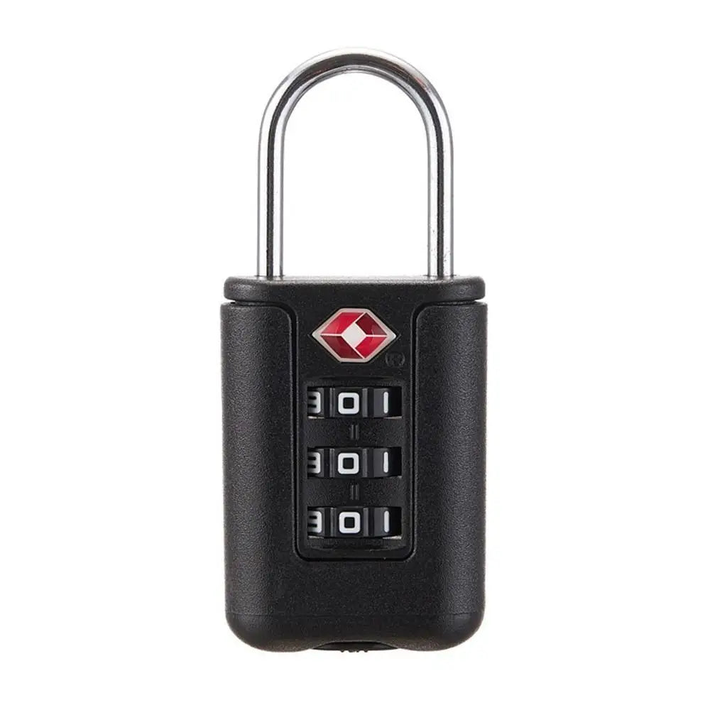 3 Digit Password Lock Mini Luggage Padlock Resettable Coded Lock Combination Lock Dormitory Cabinet Lock Backpack Zipper Lock