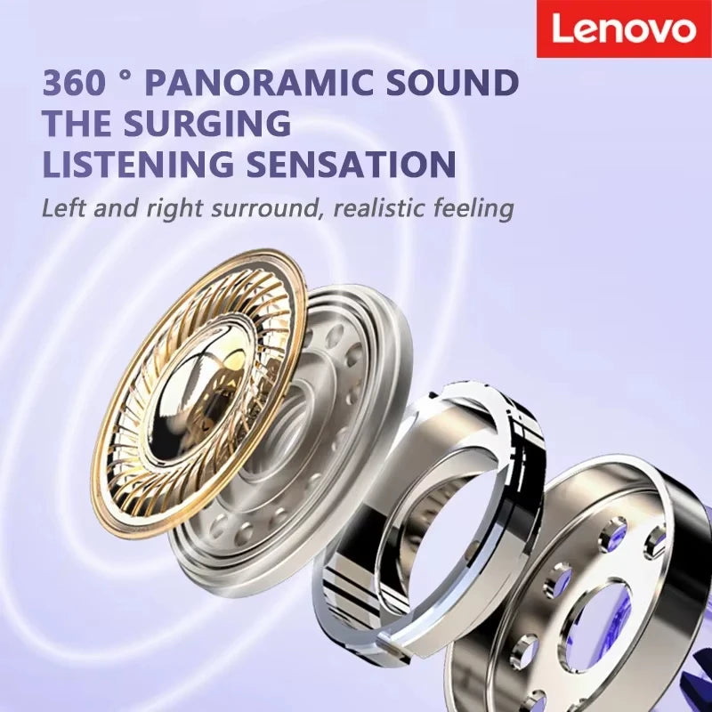 Lenovo TA410 TWS Bone Conduction Ear Clip Bluetooth 5.4 Wireless Earbuds