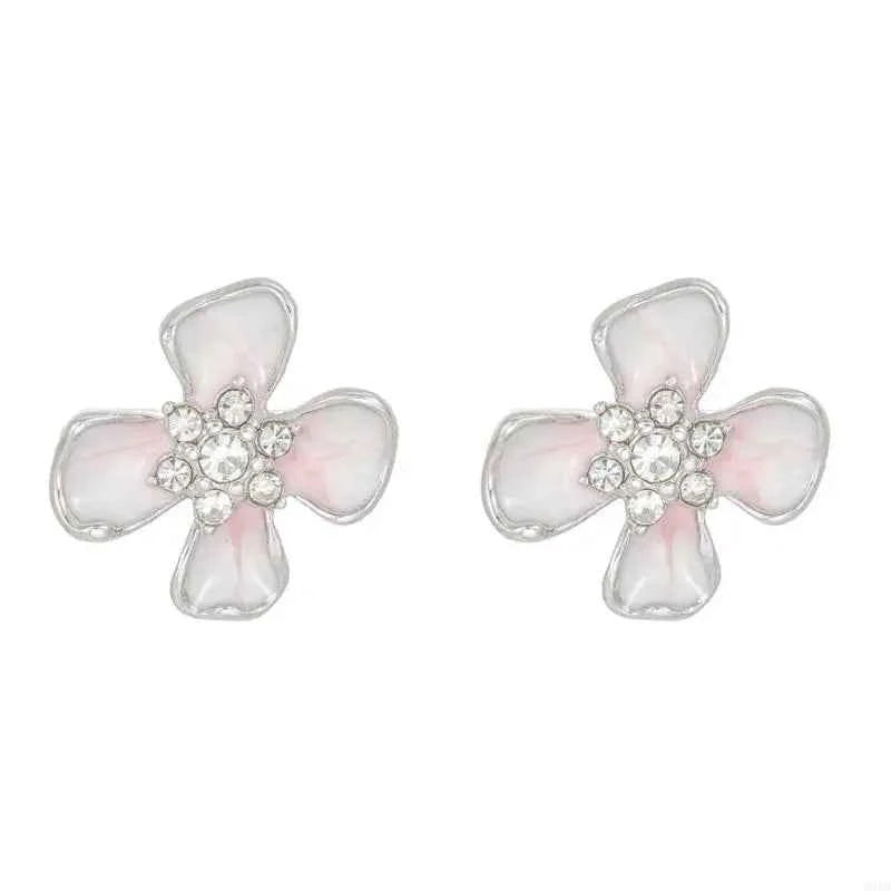 Bling Rhinestone Flower Ear Hook Decoration for FreeClip 1/2 Earbuds