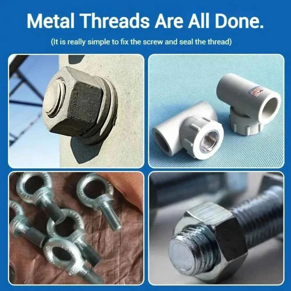 10ml Blue Threadlocker Medium Strength Threadlocker 243 Sealing Thread Locking for Locking and Sealing of M6-M20 Thread Tool 1pc