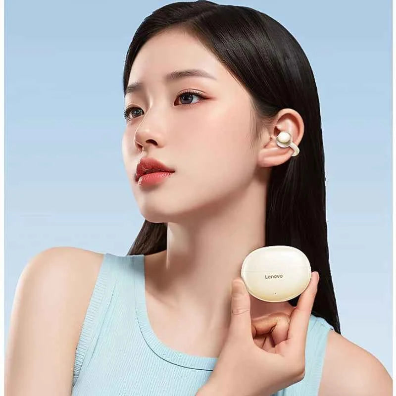 Lenovo TA410 TWS Bone Conduction Ear Clip Bluetooth 5.4 Wireless Earbuds