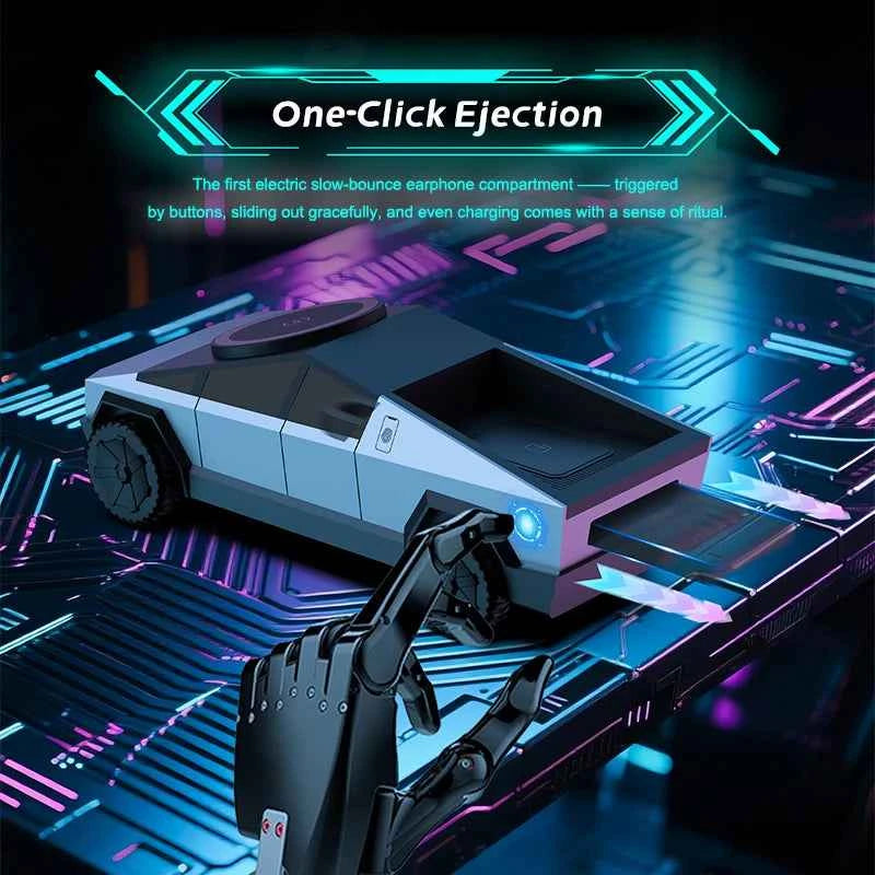 3-in-1 Motorized Rotating Magnetic Wireless Car Charger