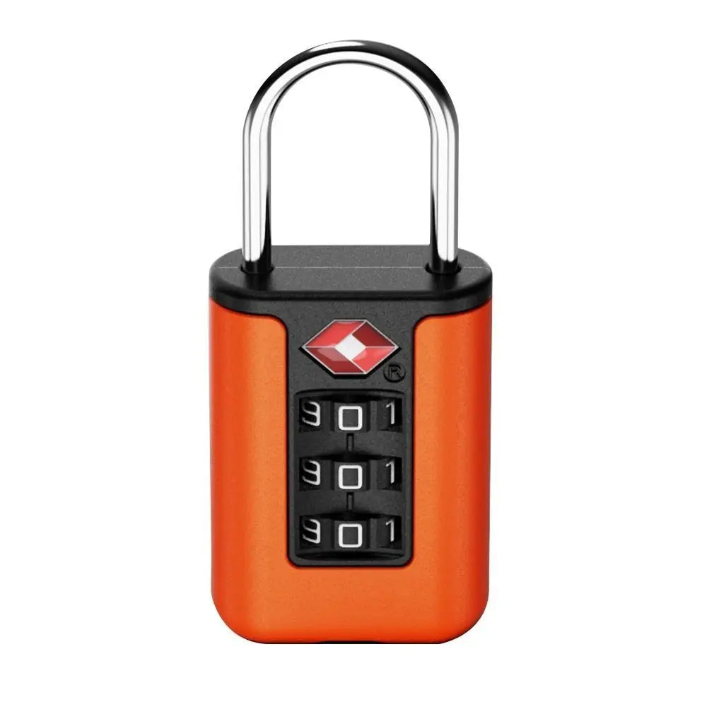 3 Digit Password Lock Mini Luggage Padlock Resettable Coded Lock Combination Lock Dormitory Cabinet Lock Backpack Zipper Lock
