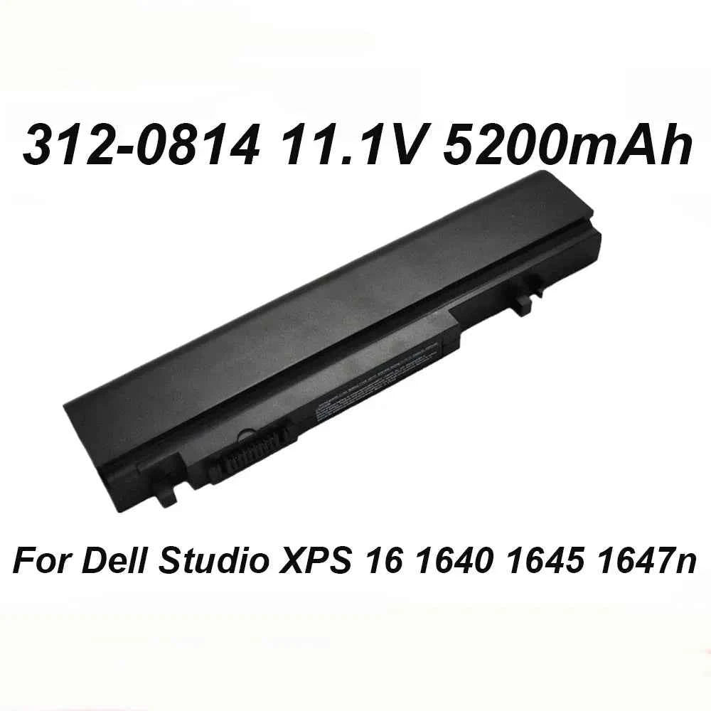 312-0814 0X413C 11.1V 5200mAh Laptop Battery For DELL Studio 16 1640n 1645n 1647n Studio XPS 1640 1645 1647 Series