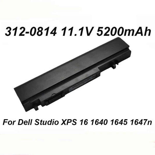 312-0814 0X413C 11.1V 5200mAh Laptop Battery For DELL Studio 16 1640n 1645n 1647n Studio XPS 1640 1645 1647 Series