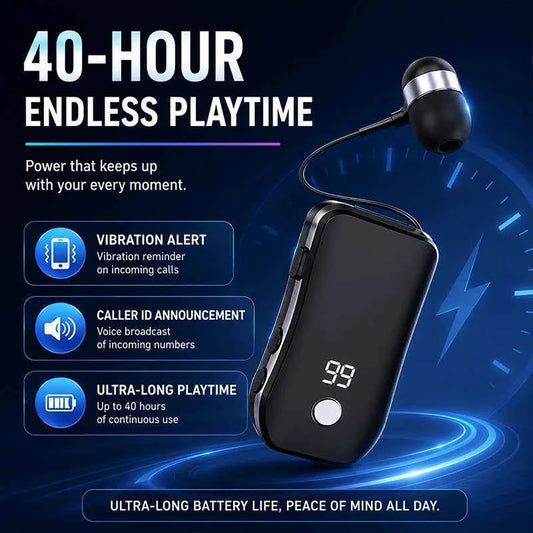 X-100-In-ear Smart Headphones, Wireless Headphones, Sports Headphones, Business Car Headphones, Music Headphones, Retractable