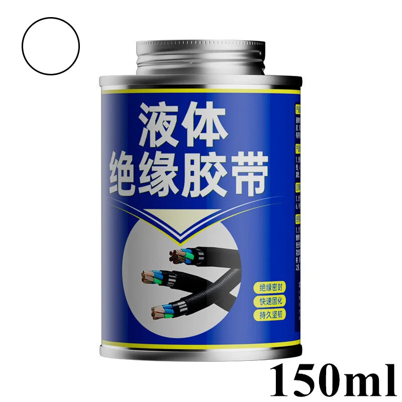 150ml Liquid Electrical Tape Waterproof Insulating Tape Sealant Electrical Wire Cable Coat Repair Glue Liquid Insulation Glue