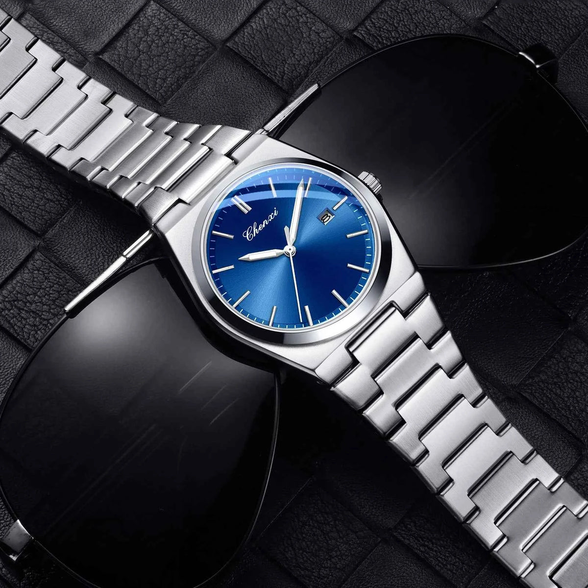 Chenxi 683 Men Casual Simple Sport Military Quartz Calendar Wrist Watch for Man Business Waterproof Male Clock Relogio Masculino