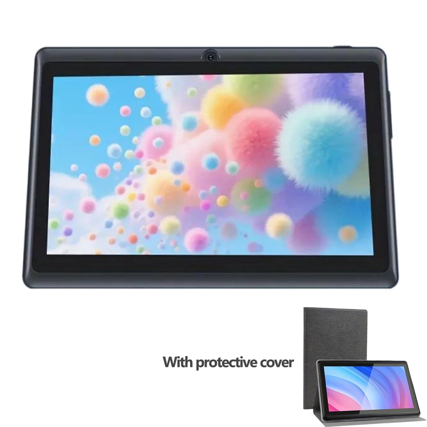 7 Inch IPS Mini Android Smart Tablet, 32GB ROM, 4GB RAM, 2.4Ghz WIFI, Quad-core Processor, Suitable for students, education..