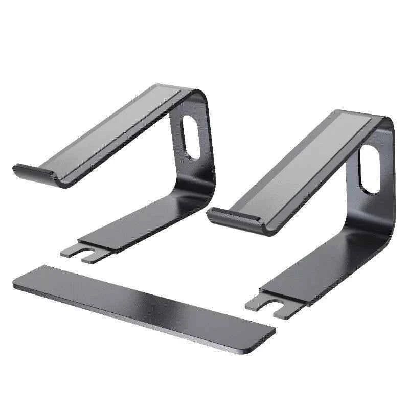 Ergonomic Aluminum Laptop Stand with Cooling & Non-Slip Design, Adjustable Portable Notebook Riser for 10-17 Inch MacBook Dell