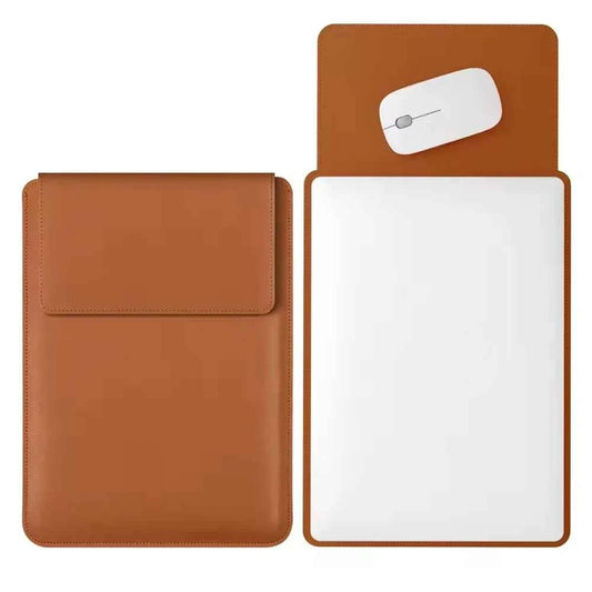 Laptop Bag, 13/13.3/14/15/15.4/15.6/16 Inch, Notebook Computer Mouse Pad, Pu Leather Bladder Bag, Computer Bag Accessories