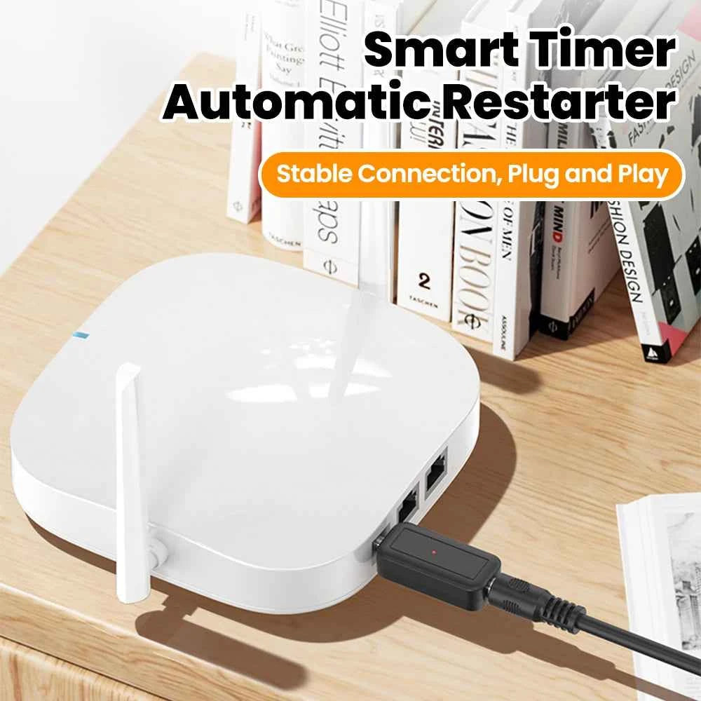 Smart Timer Router, 24-hour Automatic Restart Device, DC WiFi Auto-restart Router