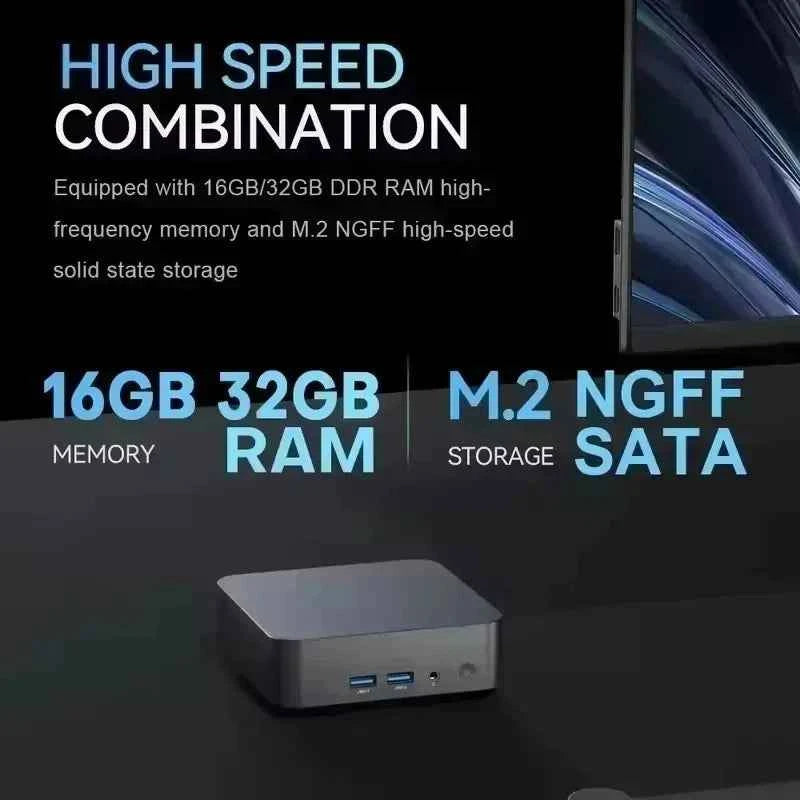 2026 NEW Intel N150 Mini PC 16GB RAM, 1TB or 2TB SSD, WiFi6, Windows 11, Perfect for Desktop Office Portable Gaming