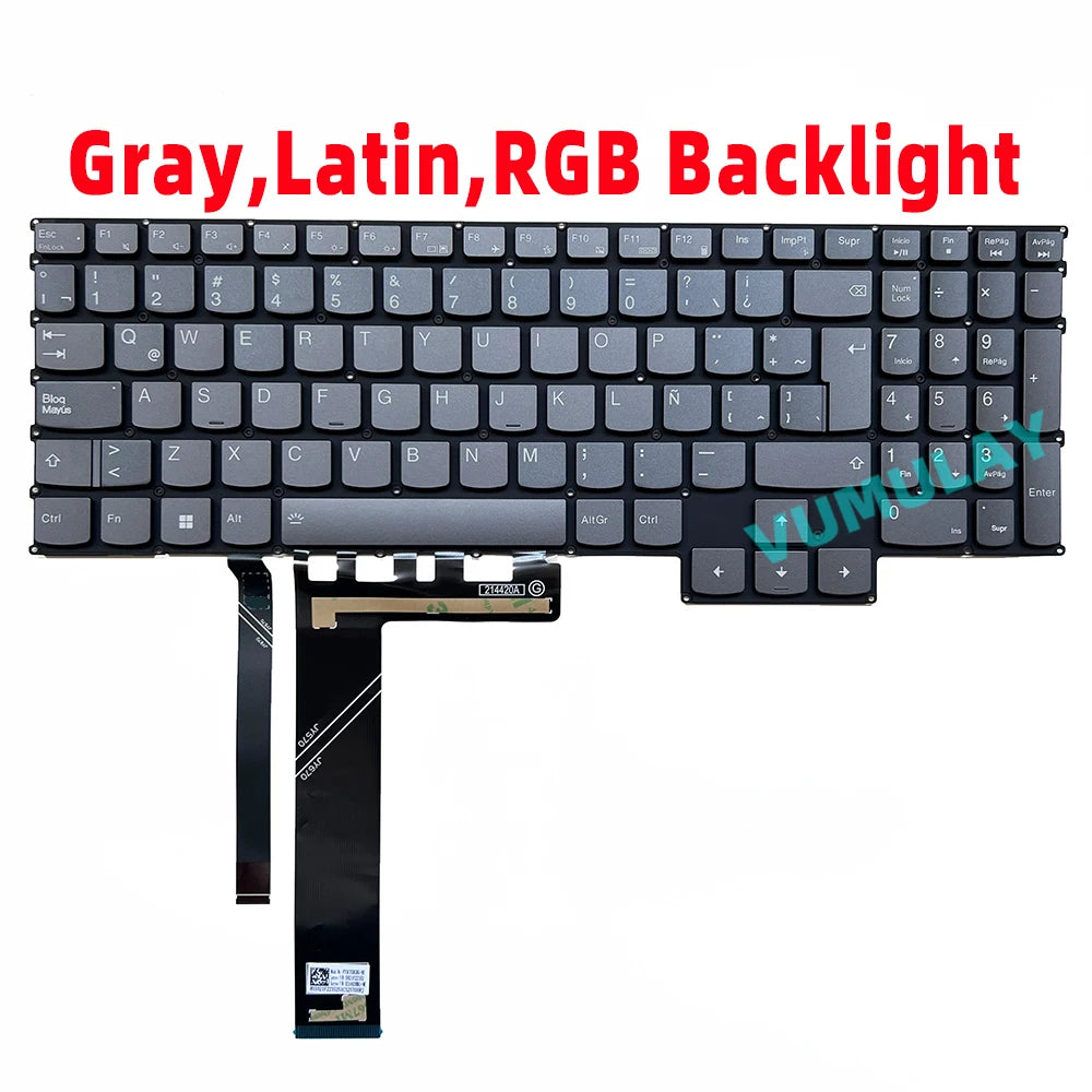 US/RU Backlit Keyboard for Lenovo Legion 5 Pro 16ITH6 16ITH6H 16ACH6 16ACH6H 16ARH7 16ARH7H 16IAH7 16IAH7H 82RF 82JD 82JQ 82RG