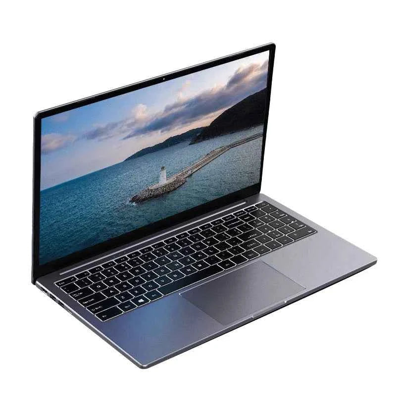15.6 Inch Laptop Intel Core i9-12900H/i7-1255U Windows 11 Por 2*DDR4 64GB 2*M.2 2TB SSD Ultrabook Computer Fingerprint Unlock