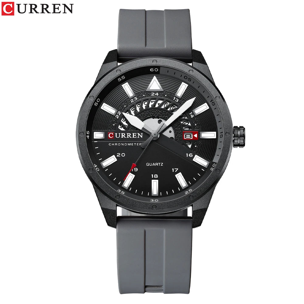 CURREN Men Watches Waterproof Luminous Top Brand Luxury Leather Casual Sports Quartz Wristwatch Military Man Watch For Men